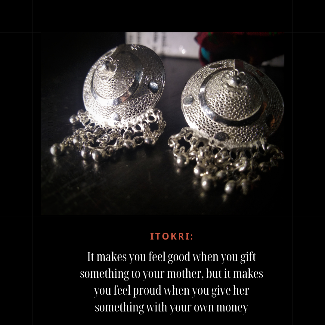 Itokri silver earrings discount